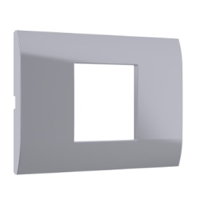 РАМКА 2/3М АЛ.СРЕБРЕНА МОДУС 433021